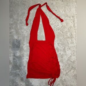 Red mini dress size M